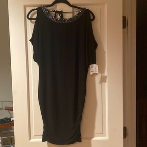 Black cocktail dress